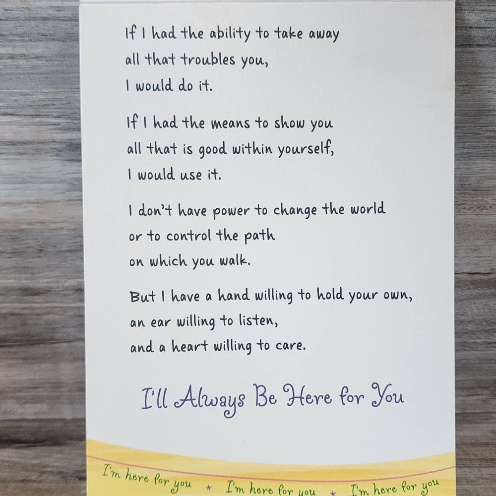 Blue Mountain Arts I'll Always Be Here for You Greeting Card with Envelope
